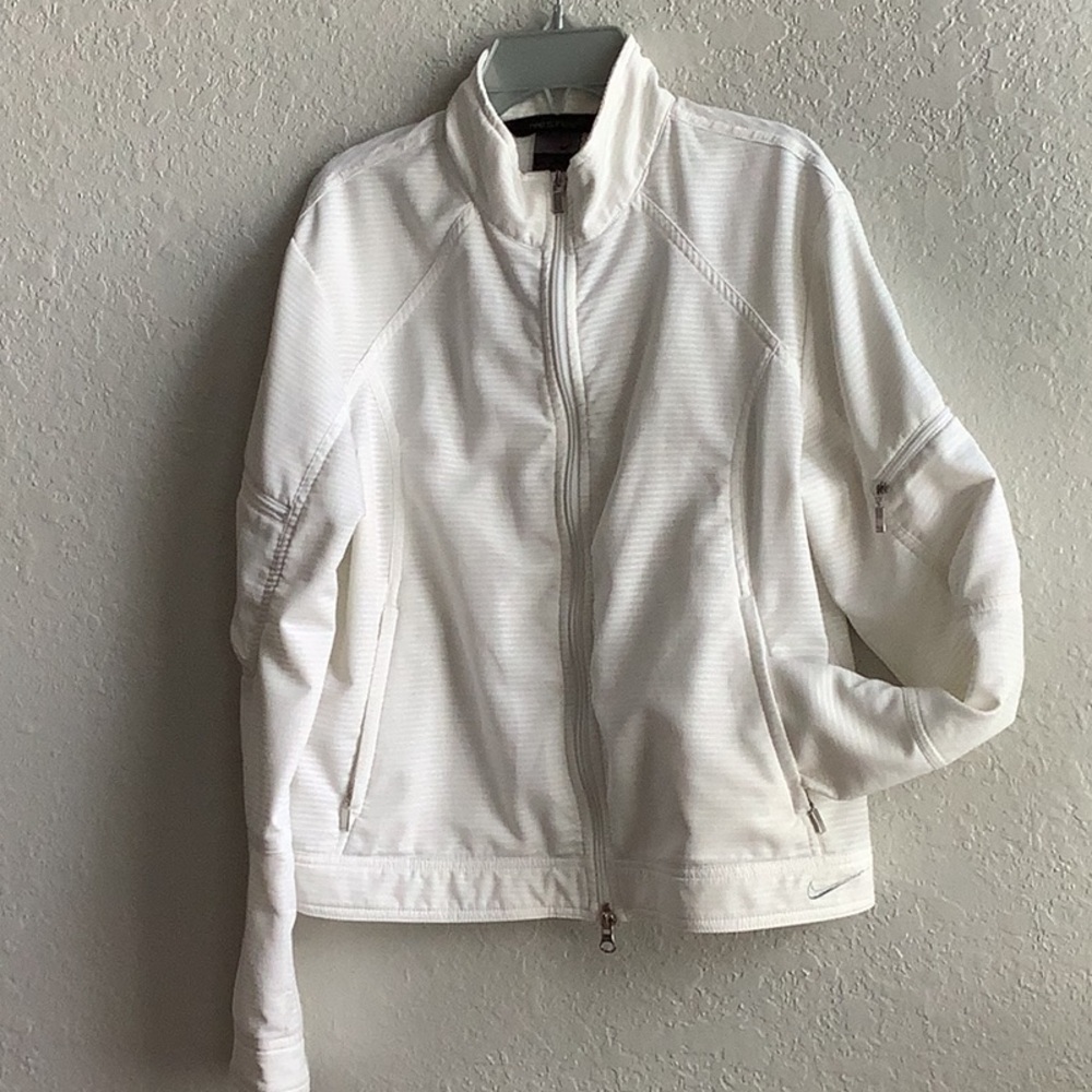 Nike White Utility Jacket Minimalist Design
